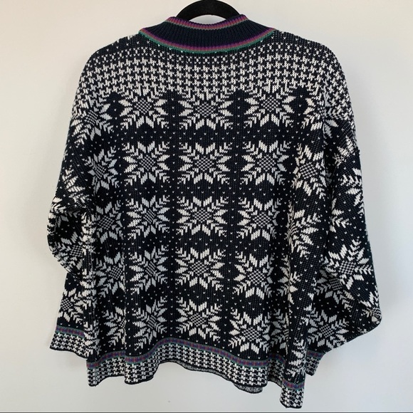 Objectives Vintage Snowflake Sweater Size XL - Picture 5 of 5